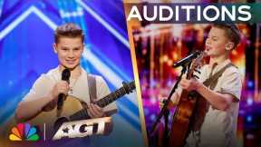 13-Year-Old Chase Varnes Wins Over The Judges With Life Goes On by Ed Sheeran | AGT 2025