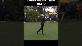 Is Charlie Woods swing smoother than Tiger Woods?