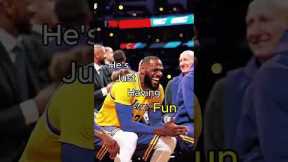 LeBron can still dunk 😂 #nba #basketball #edit #funny #viral #subscribe