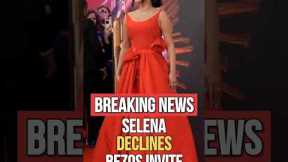 Selena Gomez Dodges Drama at Bezos' $40M Wedding #SelenaGomez #JeffBezosWedding #KylieJenner