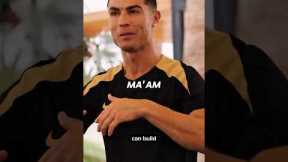 Ronaldo gotscared sobadly because whathis daughter alanawent throughbehind his back #shorts #ronaldo