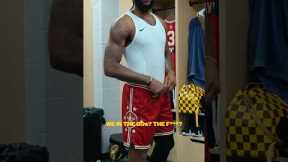 LeBron's reaction to the All Star shorts 😂 ​⁠@Netflix #lebron #starting5 #nbaallstar #