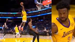 Bronny James steal and throws down huge dunk to start his 2nd Year in NBA