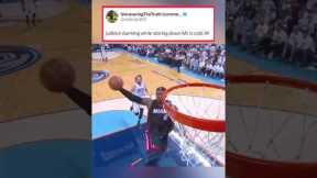 This LeBron-MJ moment is unreal. 😮‍💨🔥