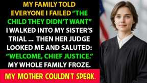 Family Said I Failed — Then My Sister’s Judge Looked at Me and Said, ‘You’re the Chief Justice?’