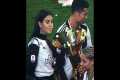 Ronaldo Has Trouble With The Trophy