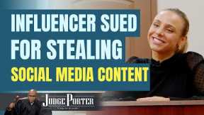Influencer Sued For Stealing Social Media Content.