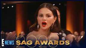 Here’s What Selena Gomez Mouthed While Accepting Her Surprising Win | SAG Awards 2025 | E! News
