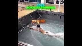 Ronaldo's Swimming Ability Over Time 🥶