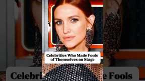 Celebrities Who Made Fools of Themselves on Stage #usa🇺🇸 #celebrity #famous #usa_tiktok