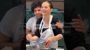 This couple is so close. They both look very happy. #selenagomez #bennyblanco #selena #selenabenny