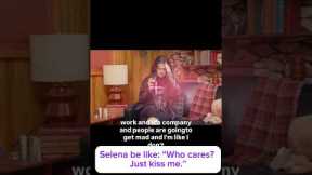 Selena be like: “Who cares? Just kiss me.😁👏 #love #bennyblanco #selenagomez