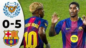 Daegu vs Barcelona 0-5 - All Goals & Highlights 2025 (Rashford GOAL!)