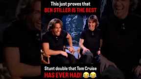 The ending is too funny! 😂 #tomcruise #benstiller #missionimpossible #tropicthunder #stuntdouble