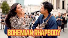 Busking Duo Leaves Crowd in SHOCK With Their Voices! | Queen - Bohemian Rhapsody