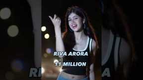 INSTAGRAM MOST FOLLOWED INFLUENCERS UNDER AGE 20 IN INDIA #instagram #shorts #shortsindia