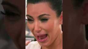Kim's crying face is no laughing matter. 🤭 #shorts