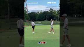 Tiger Woods' son makes HOLE-IN-ONE during a tournament #shorts