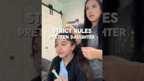 What’s your strict rule? #strictparents #momlife #mom #daughter #grwm #makeup