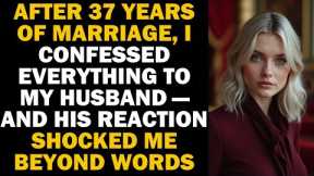 After 37 years of marriage, I told my husband: “I love you… but there’s something you never knew”