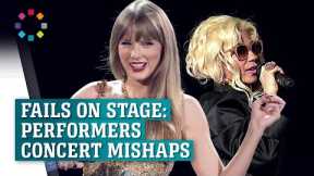 Fail on stage: celebrities undone by performance mishaps