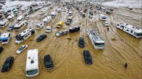 MORE Chaos at Burning Man! Torrential Rains Turn Playa Into Mud Pit - 70,000 Stranded