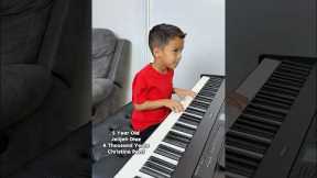5 Year Old Piano Prodigy Plays A Thousand Years by Christina Perri 🎹 Jelijah Diaz #piano #prodigy