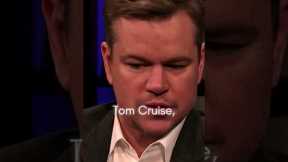 Matt Damon on Tom Cruise's stunts #missionimpossible #movies #shorts
