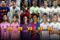 Comparison: Ronaldo vs Messi vs