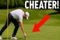 10 Times Golf Players Caught Cheating 