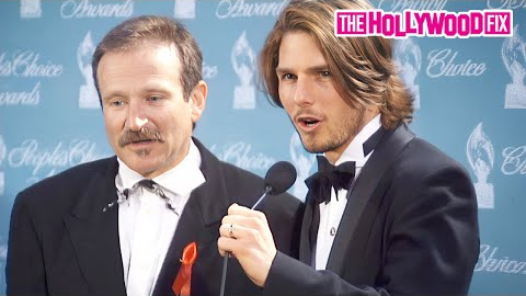 Tom Cruise Crashes Robin Williams Acceptance Speech With Gene Hackman At The People's Choice Awards