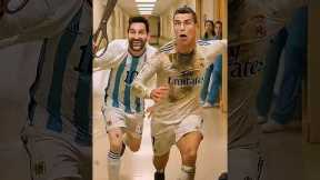 When Ronaldo Just Wanted a Lollipop… Like Neymar 🍭😂💔 #shorts  #animation#ai #ronaldo #messi