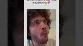 When She Wants a Love with a “New Flavor” 😭💞#SelenaGomez #BennyBlanco #FunnyCouple