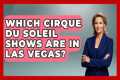 Which Cirque du Soleil Shows Are in