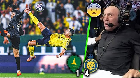 CRISTIANO RONALDO Scores INSANE Bicycle Kick! Commentators GO CRAZY