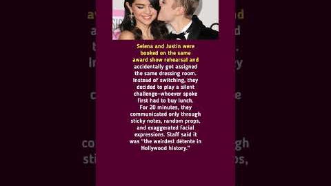 Selena and Justin were booked on the same award show #selenagomez #justinbieber #shortsfeed #shorts