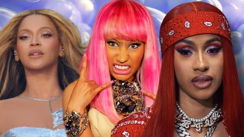 Nicki GOES ALL BLACK😈Meg PLAYS FOOTSIES DOWN CHARTS😭Bey FACE BUTCHERED😩Cardi TOUR OUTDO NICKI? Doja