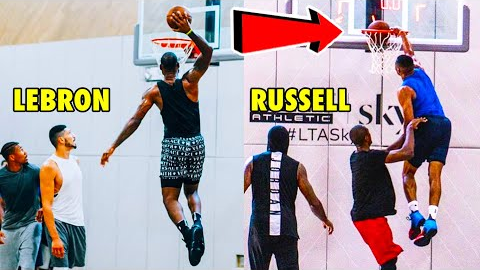 LeBron James, Russell Westbrook & NBA Players DUNK CONTEST!