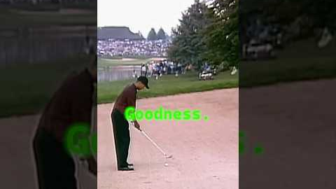 Tiger Woods 2000 The Best Shot Ever Hit?😳 #golf #golfswing #tiger