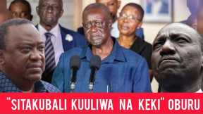KWISHA Uhuru Kenyatta midnight MESSAGE to SIFUNA shock ODM as OBURU reject POISONOUS  CAKE from RUTO