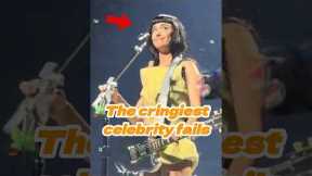 The Cringiest Celebrity Fails！#selenagomez