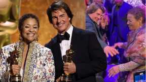 Tom Cruise Hits the DANCE FLOOR w/ Debbie Allen to Celebrate Honorary Oscars