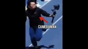 Cameraman Runs Faster Than The Athletes!