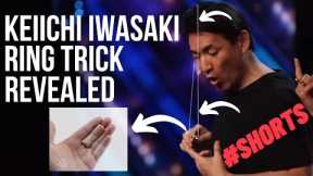 How KEIICHI IWASAKI Did the RING TRICK on BGT 2022 | Britains Got Talent | Floating Ring #shorts