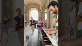 Bach Toccata and Fugue Musical battle: Electric Guitar vs Piano (Full Version!)