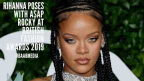 Rihanna and A$AP ROCKY Pose at British Fashion Awards 2019 (Vertical Video ) | @baabmedia