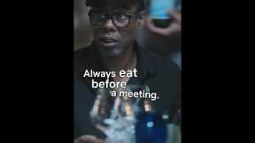 don't go into a meeting hungry #ChrisRock