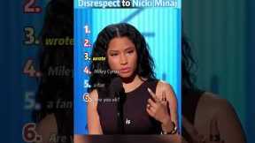 When celebrities show disrespect to Nicki #celebrities #funny