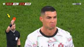 Cristiano Ronaldo vs Ireland | Shocking Red Card at 61’