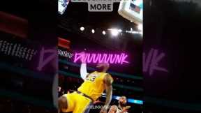 LeBron can still dunk - Real Tcheck 👑 #lebronjames #king #funny #react #nba #dunk #lakers #music